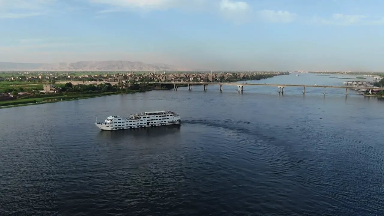 Exterior view of the MS Salacia Nile Cruise Nile cruise ship